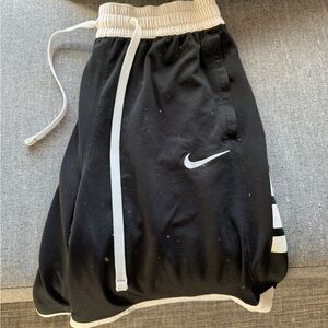 Nike Kids Black and White Athletic Shorts